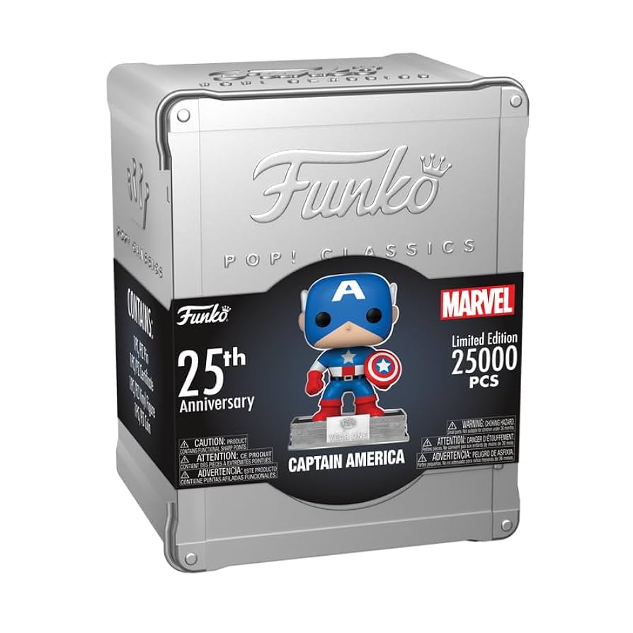 FUNKO - NYコミコン2023FUNKO POP!  キャプテン・アメリカ　記念限定BOX Amazon.com: Funko Pop! Classics 25th Anniversary - Marvel's